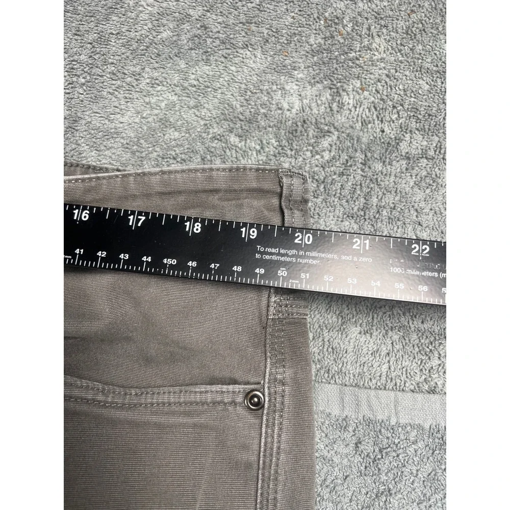 Duluth Trading Co Flex Fire Hose Pants Mens 40x32 Gray Canvas Work‎ Utility